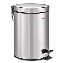 Ведро-контейнер для мусора (урна) с педалью LAIMA Classic, 12 л, зеркальное, нержавеющая сталь, со съемным внутренним ведром в Иваново