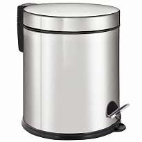 Ведро-контейнер для мусора урна с педалью LAIMA Classic Plus, 5 л, зеркальное в Иваново