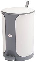 Контейнер для мусора Sтилъ с педалью 18 л серый 18 серый в Иваново