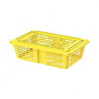 Ящик продуктовый универсальный желтый в Иваново