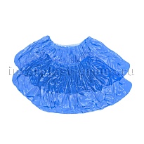 Бахилы голубые 2000 шт (1000 пар), 16 мкм, однослойные, с одной резинкой, Эконом в Иваново