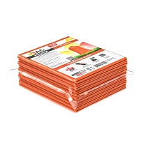 Мешки для мусора 160 л, оранжевые, в пачке 10 шт., ПВД, 40 мкм, 900х1100 мм, i-Bag в Иваново