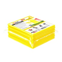 Мешки для мусора 160 л, желтые, в пачке 10 шт., ПВД, 40 мкм, 900х1100 мм, i-Bag в Иваново