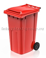 Контейнер для мусора 240 л красный облегченный 240 красный в Иваново
