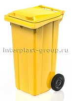 Мусорный контейнер 120 л желтый 120 желтый в Иваново