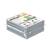 Мешки для мусора 160 л, светло-серые, в пачке 10 шт., ПВД, 40 мкм, 900х1100 мм, i-Bag в Иваново