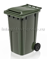 Контейнер для мусора 240 л зеленый облегченный 240 зеленый в Иваново